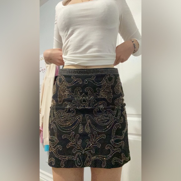 Vintage Beaded skirt - Picture 2 of 3